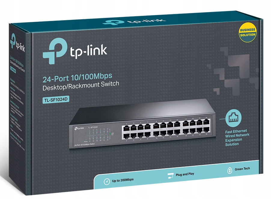 Купить TP-LINK TPLINK TL-SF1024D КОММУТАТОР 24-ПОРТОВАЯ СТОЙКА: отзывы, фото, характеристики в интерне-магазине Aredi.ru