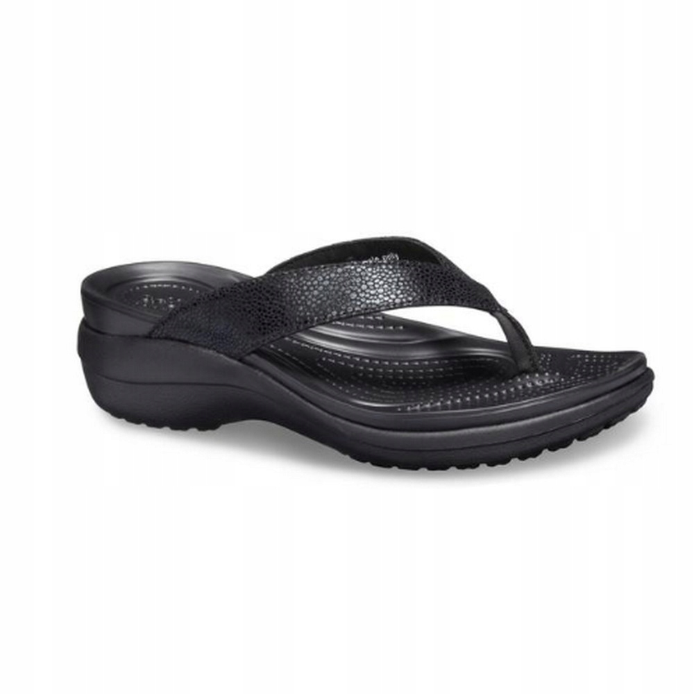 Crocs Womens/Ladies Capri Flip Flop 37 EU Black