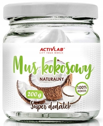 ACTIVLAB SUPER MUS KOKOSOWY 200g 100% NATURALNY