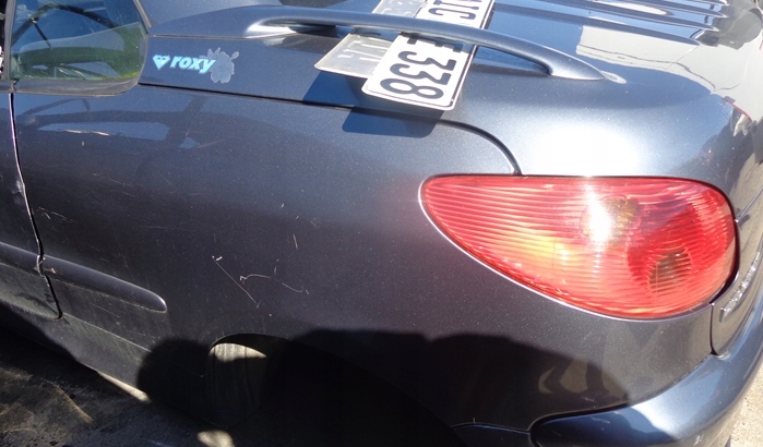 PEUGEOT 206 CC ĆWIARTKA BŁOTNIK LEWY TYŁ