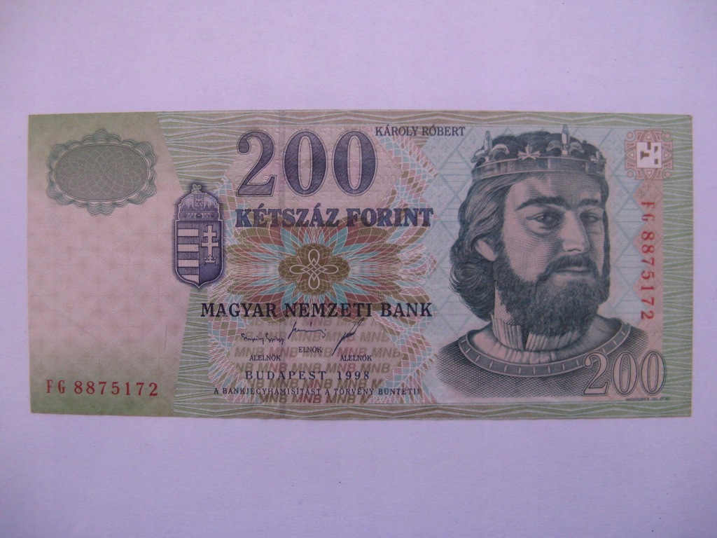 Węgry - 200 Forint - 1998 - P178