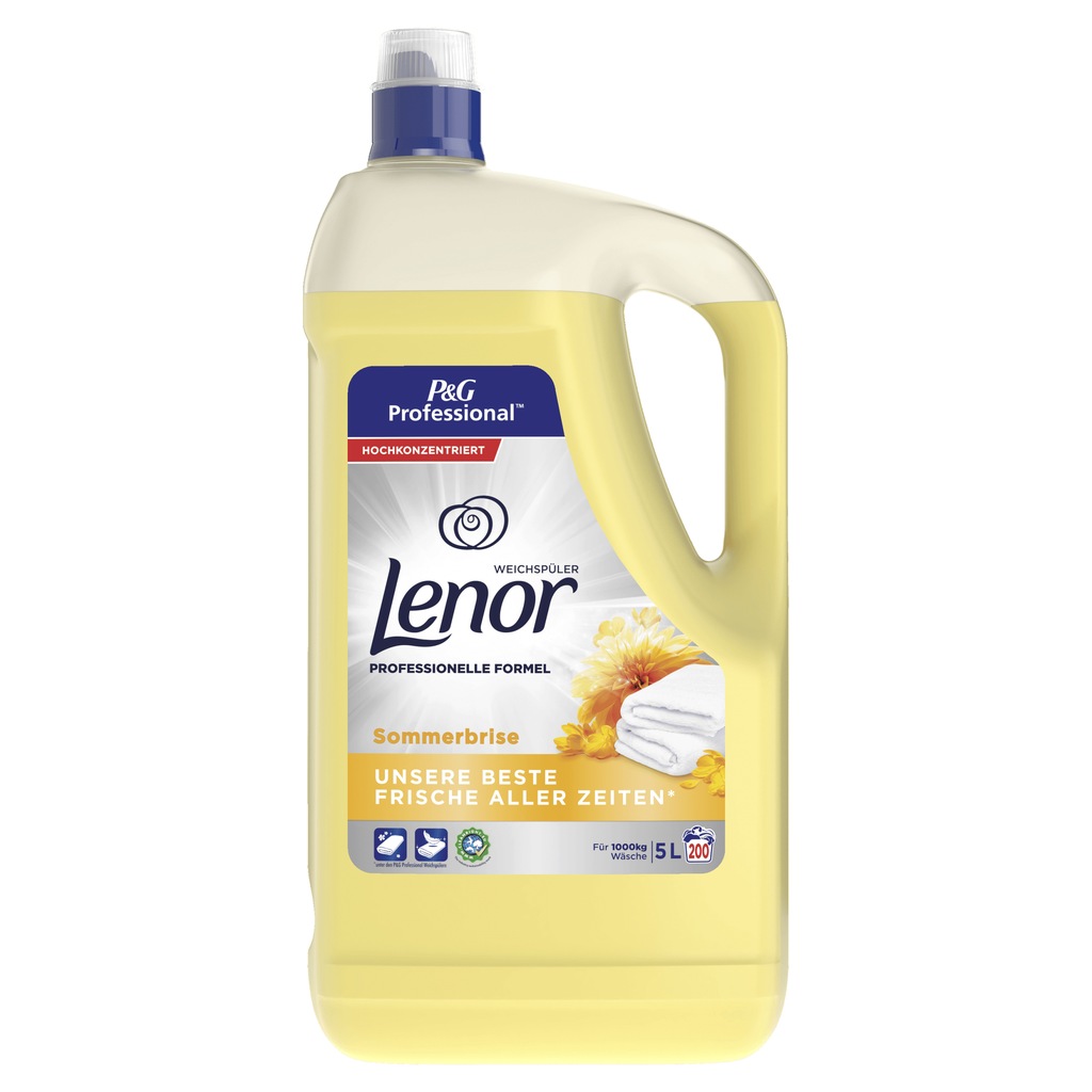 LENOR PŁYN DO PŁUKANIA 5 L /200P SOMMERBRISE ŻÓŁTY