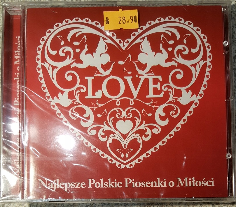 Najlepsze polskie piosenki o miłości CD folia