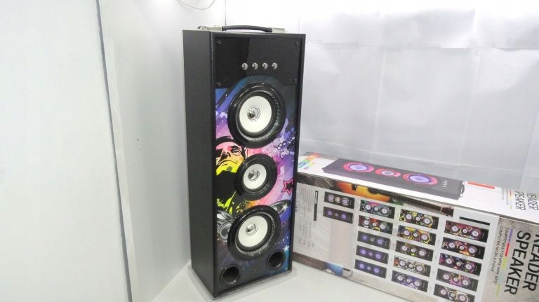 GŁOŚNIK BLUETOOTH, USB, FM READER SPEAKER KOMPLET