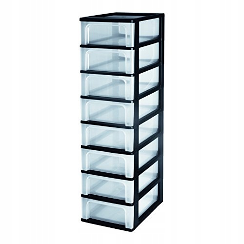 ORGANIZER IRIS KOMODA PLASTIKOWA Z 8 SZUFLADAMI 7795334402 oficjalne archiwum Allegro