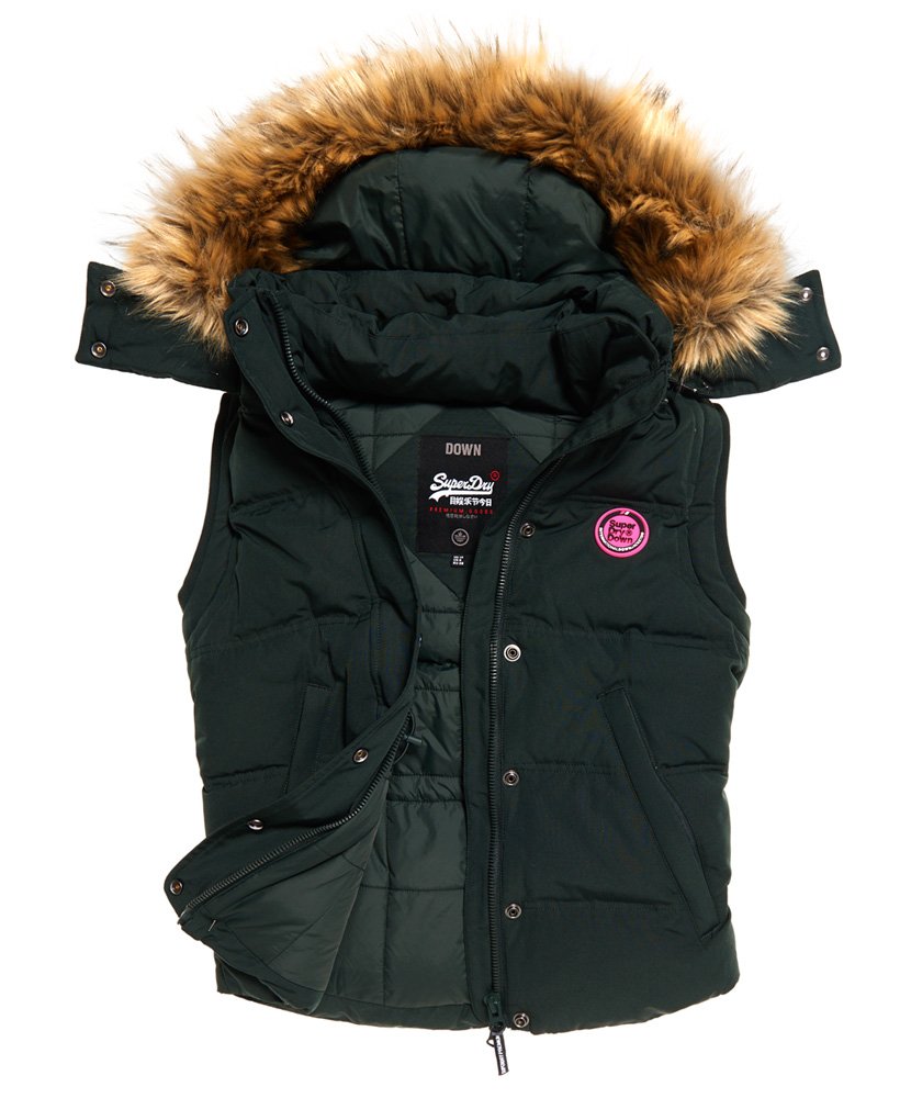 SUPERDRY _ROOKIE DOWN GILET PUCHOWA 80%DOWN S NOWA