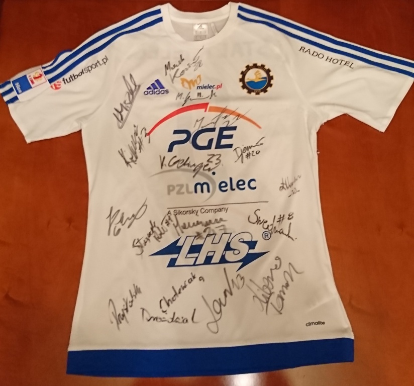 ORYGINALNA KOSZULKA FKS STAL MIELEC Z AUTOGRAFAMI