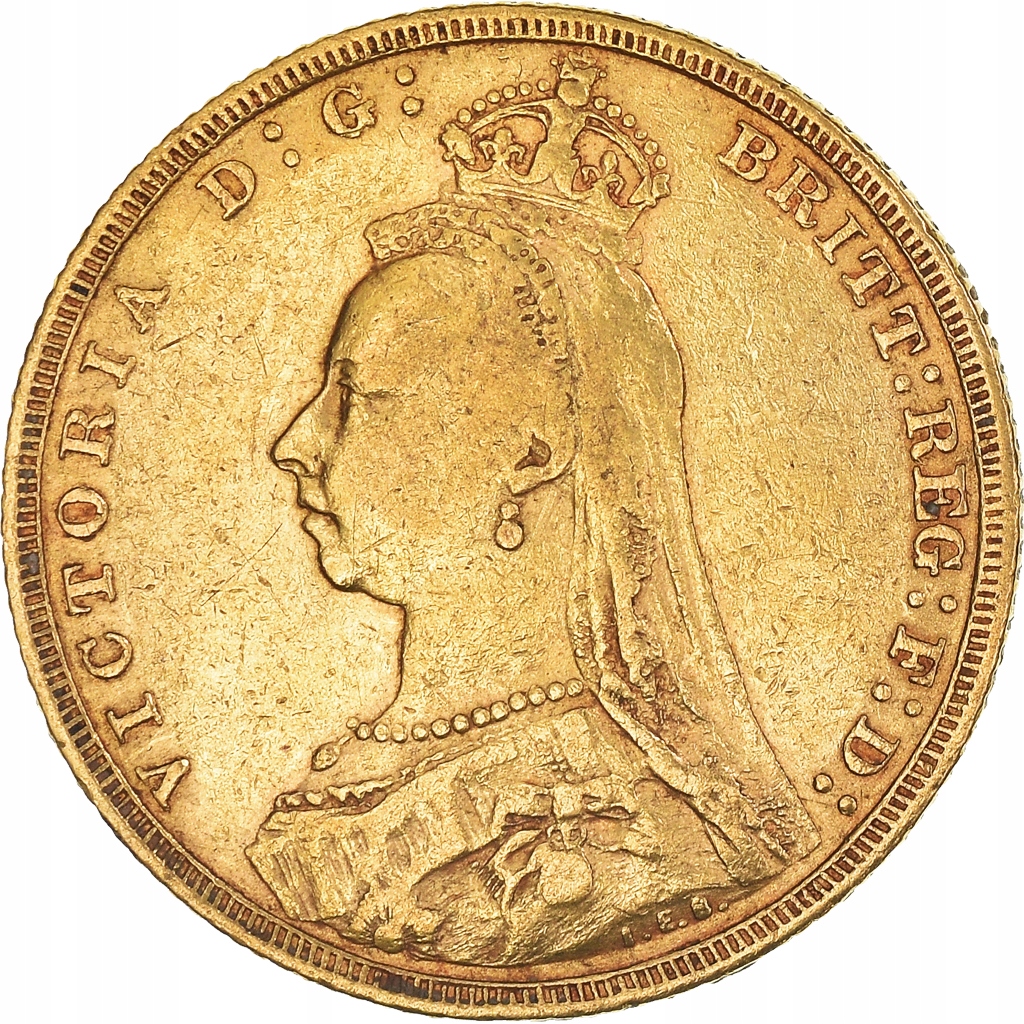 Moneta, Australia, Victoria, Sovereign, 1888, Souv