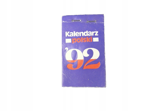 Kalendarz polski rok 1992