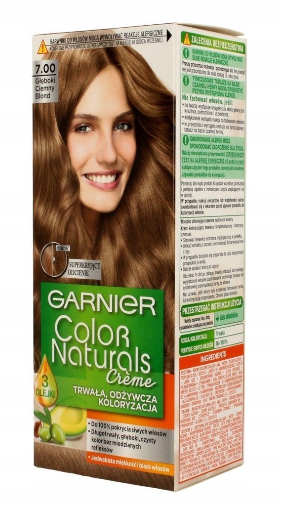 Garnier Color Naturals Krem koloryzujący nr 7.00 G