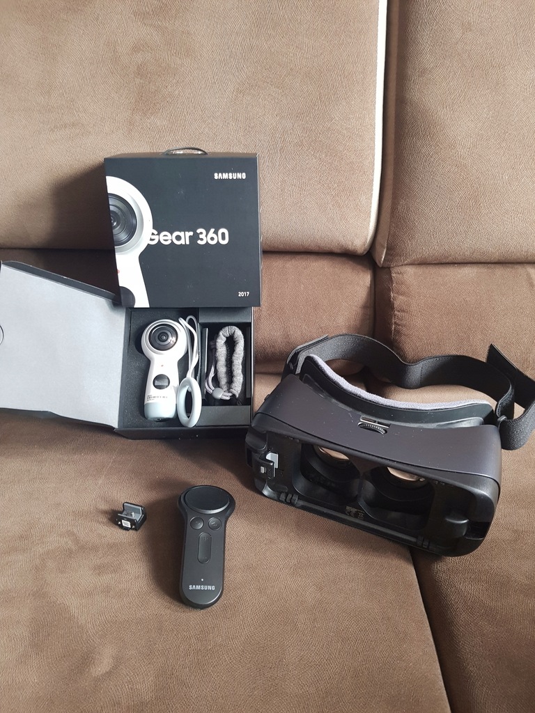 Kamera samsung sm r210 2017 4k gear 360 +gogle VR3