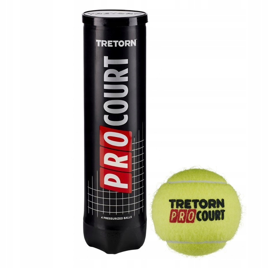 Piłki do tenisa ziemnego Tretorn Pro Court 4 szt.