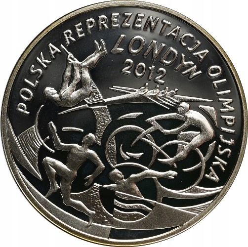 Polska, 10 złotych 2012, Olimpiada Londyn, st. L