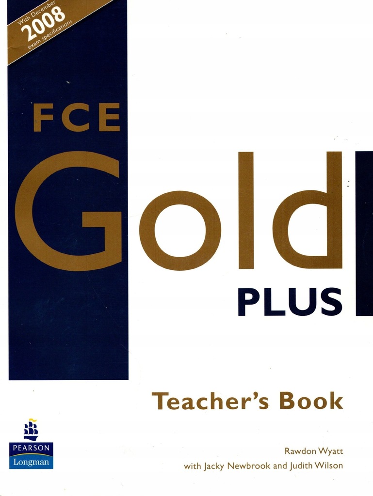 FCE Gold Plus Teachers Resource Book