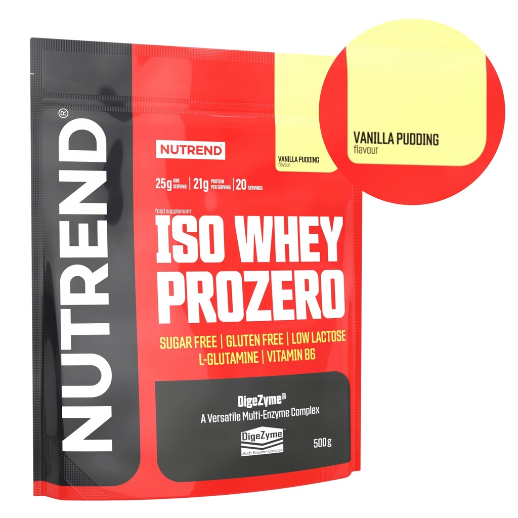 IZOLAT BIAŁKA Whey Prozero 500g wanilia NUTREND