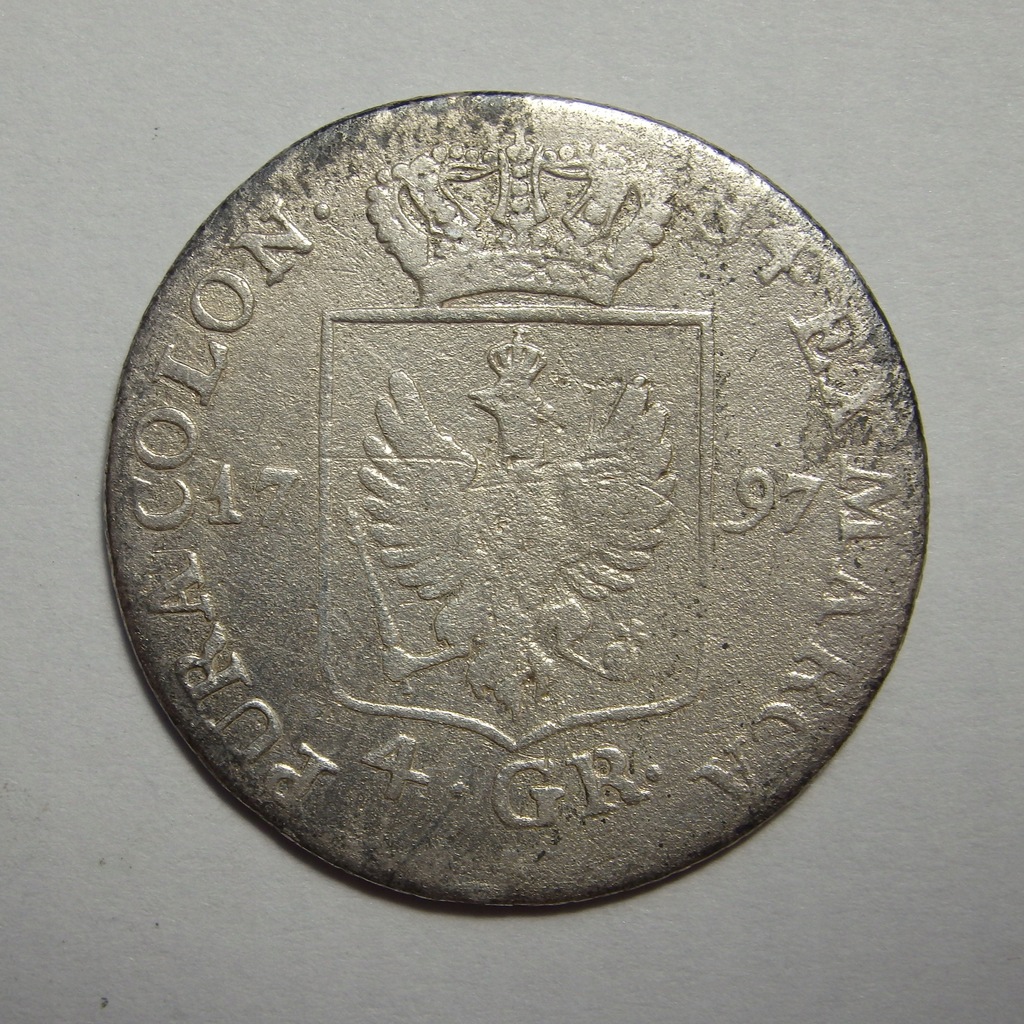 4 Grosze, Prusy, 1797r. X7701