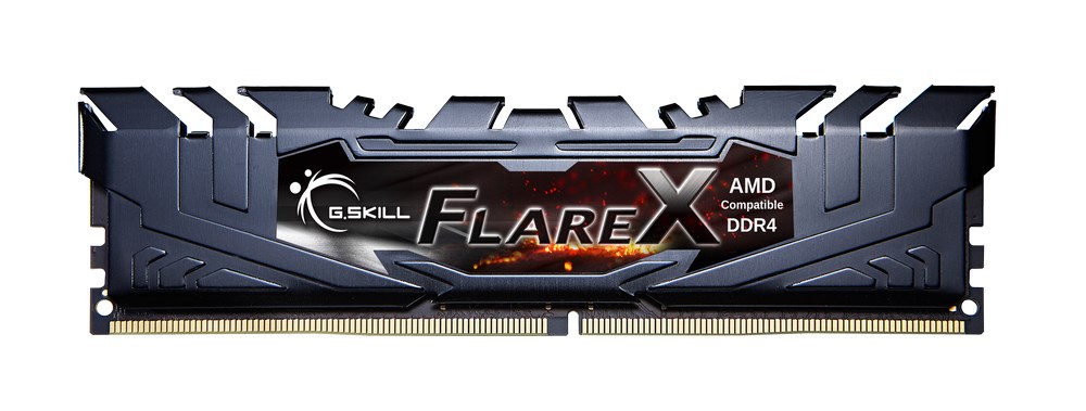 Zestaw pamięci G.SKILL FlareX F4-3200C16D-16GFX (DDR4 DIMM; 2 x 8 GB; 3200