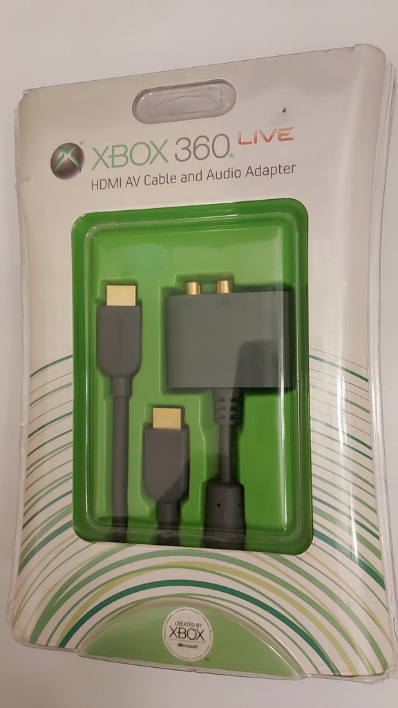 ! HDMI AV Cable audio adapter XBOX 360 kabel NOWY