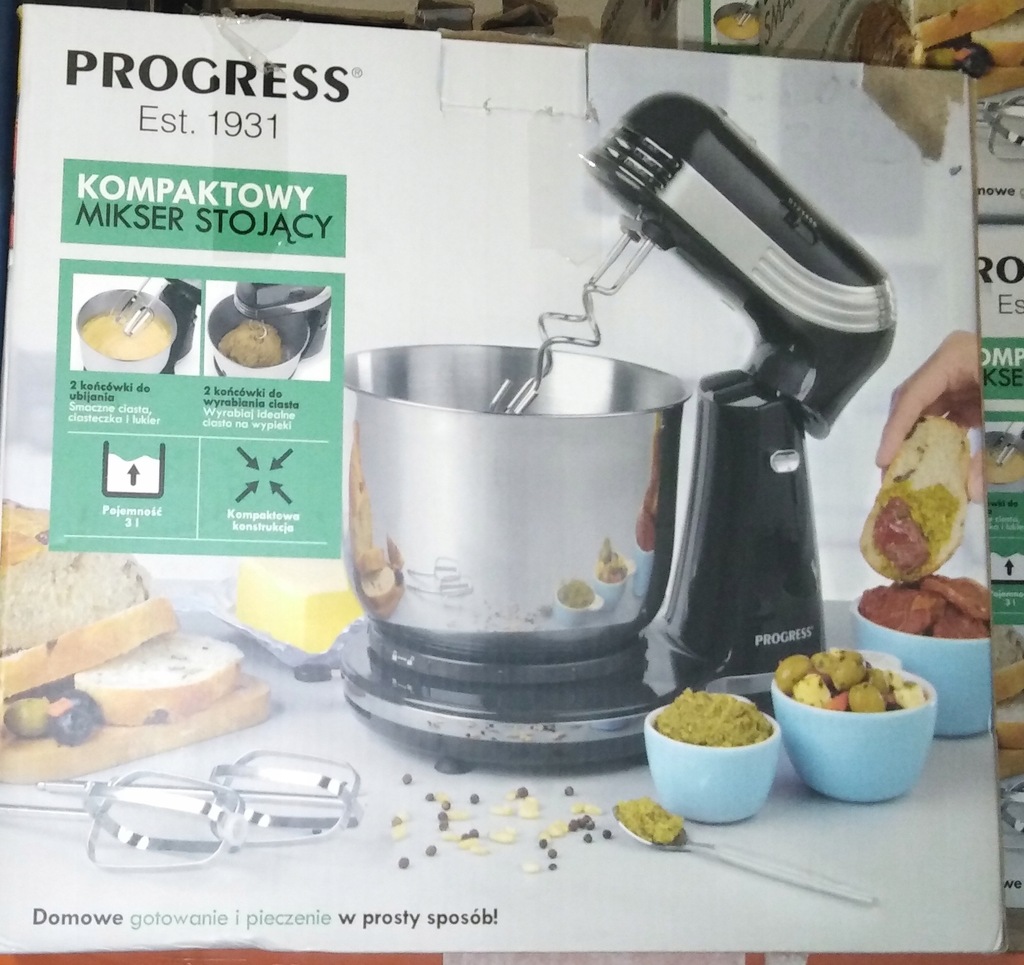 MIKSER Z MISĄ-PROGRESS-MOC 250W POJ. 3L