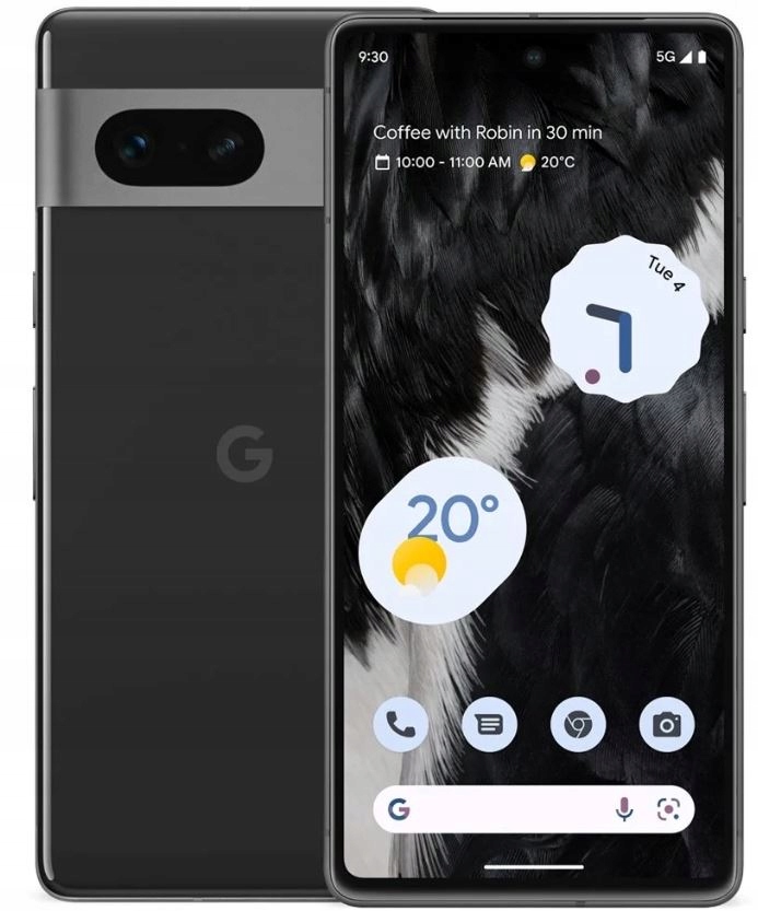 Google Pixel 7 5G DS 8/128GB Obsidian Black Nowy