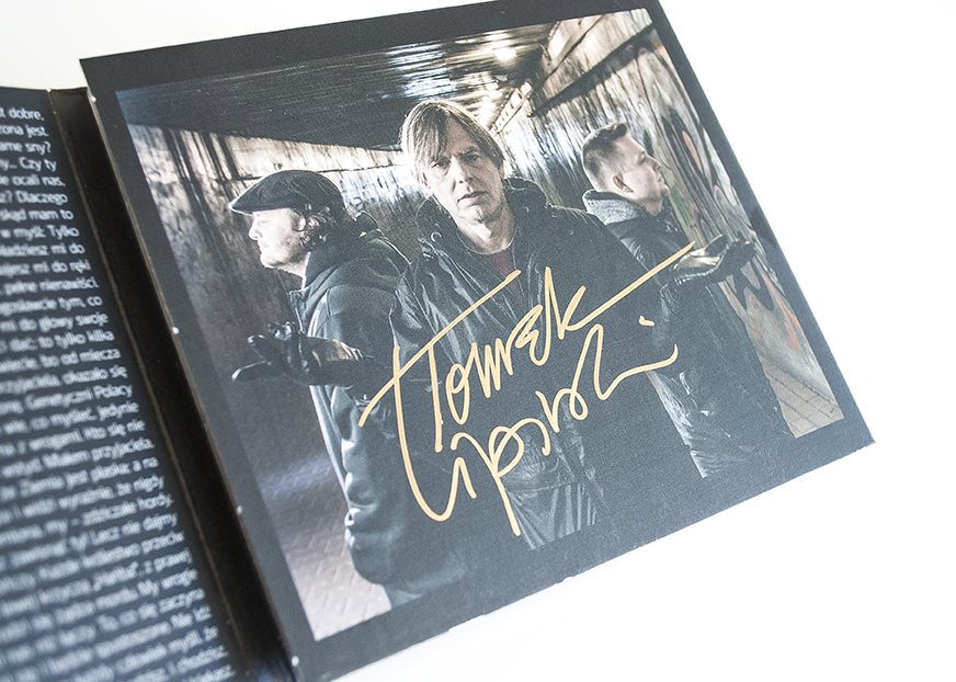 Tomek Lipiński CD płyta autograf