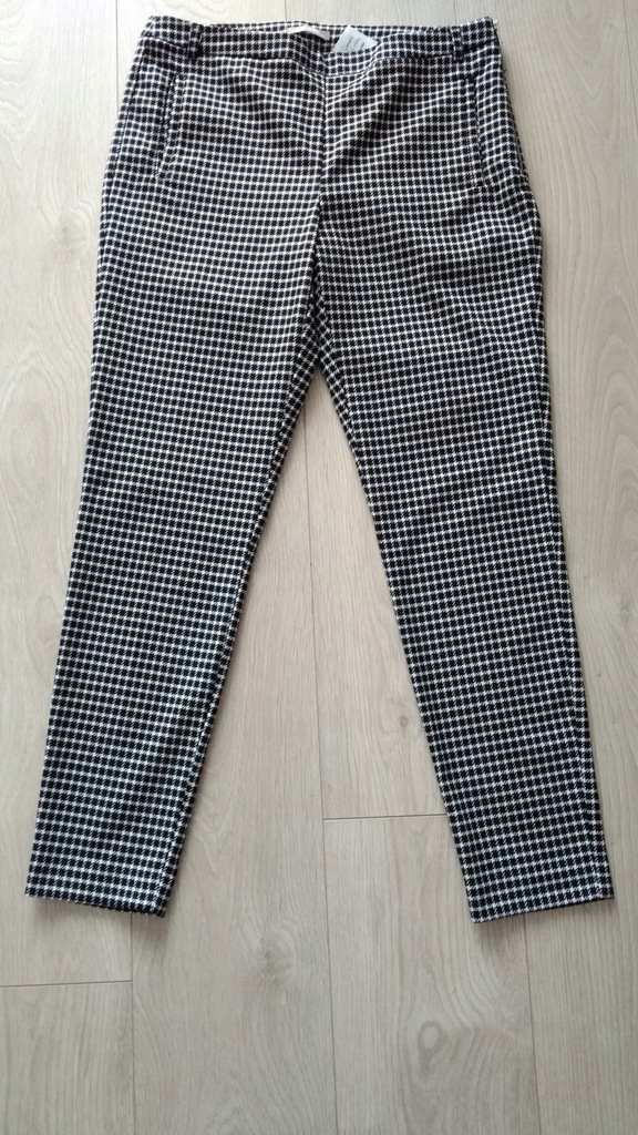 Spodnie w pepitkę Orsay 38