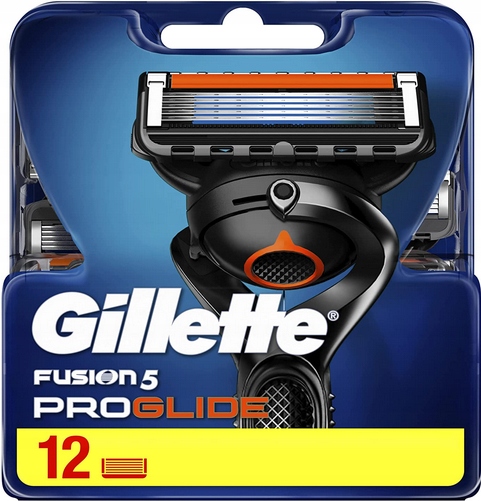 Gillette Fusion 5 Proglide wkłady ostrza 12szt XXL