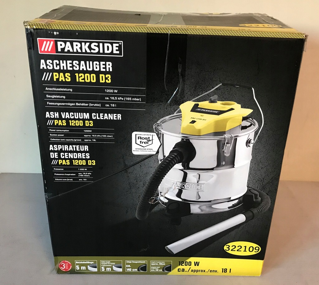 PARKSIDE Odkurzacz kominkowy PAS 1200 D3 11656698696 oficjalne