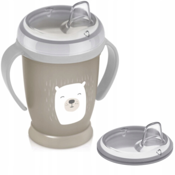 LOVI Zestaw Kubek Niekapek Buddy Bear 250 ml