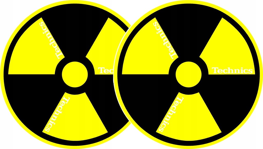 2 slipmaty Slipmata mata filcowa Technics Radioaktywne gramofon gramofony