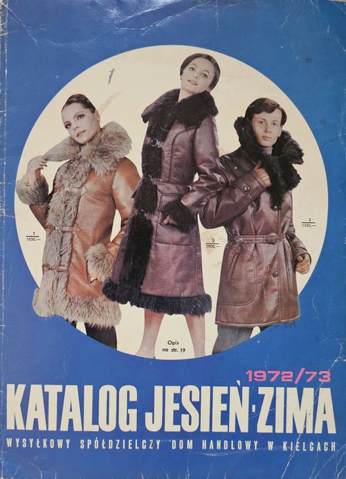KATALOG MODOWY SPOŁEM JESIEŃ ZIMA 1972 1973 WYSYŁKOWY SPÓŁDZIELCZY DOM
