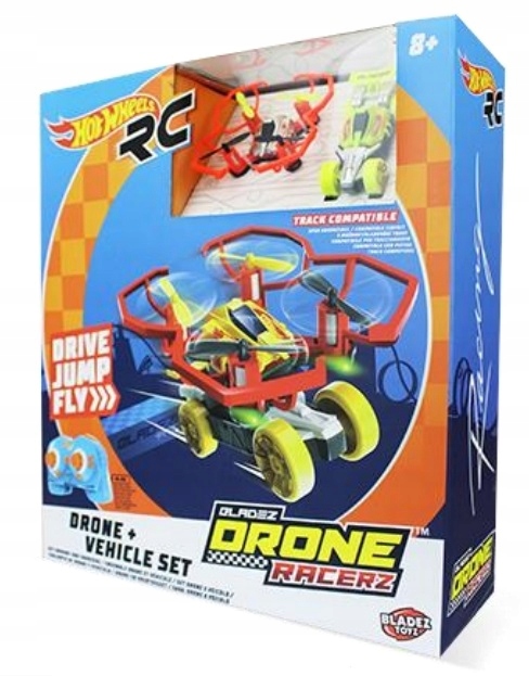 HOT WHEELS 3w1 Dron i samochodzik