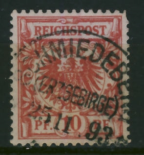 Schmiedeberg 1893 r - stempel na zn. niemieckim