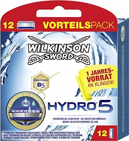 Wilkinson Sword Hydro 5 ostrza zapasowe, sztuk 12