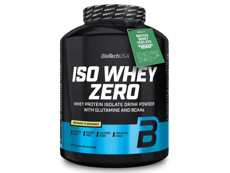 Odżywka białkowa BIOTECH IsoWheyZero Banan 2270 g