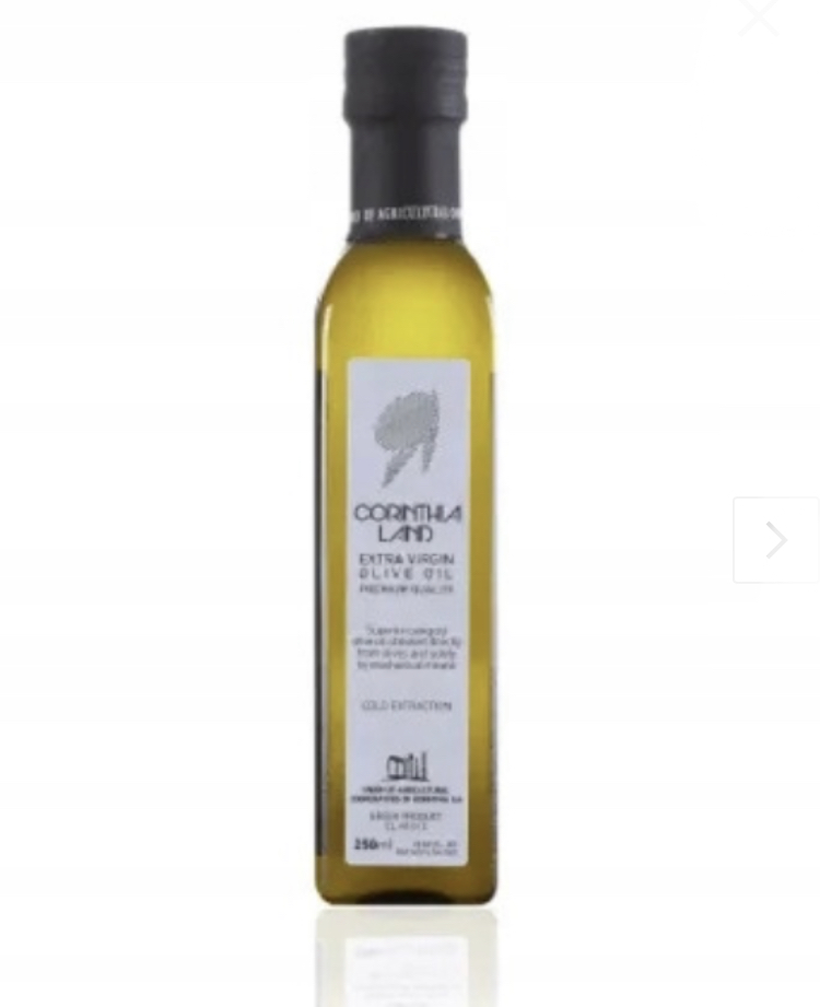 Oliwa z oliwek Extra Virgin Corinthia 250 ml grecka z Koryntu