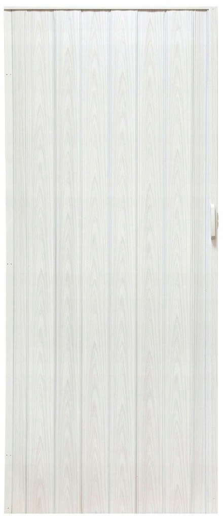 Drzwi harmonijkowe 004 04 biały dąb - 80 cm