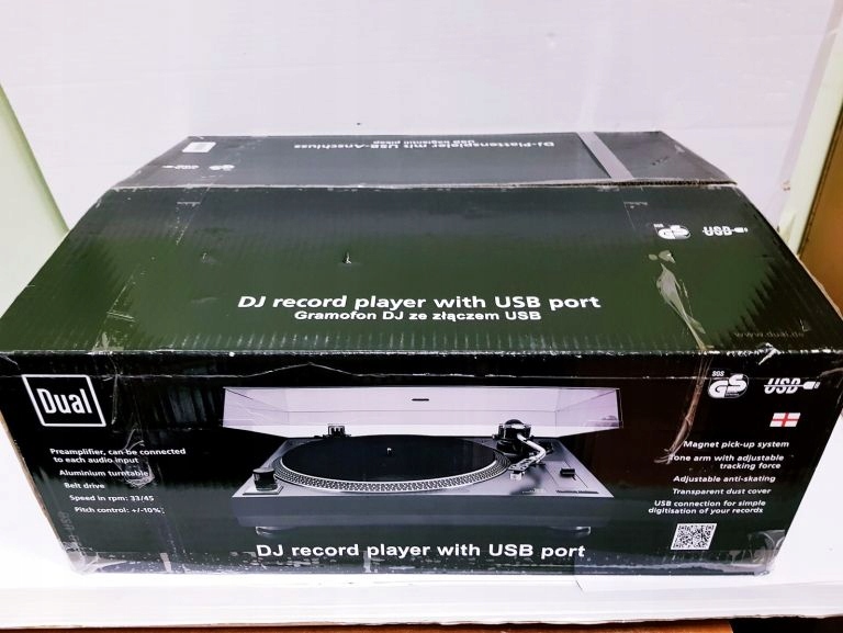GRAMOFON DUAL DT 250 DJ Z USB KOMPLET