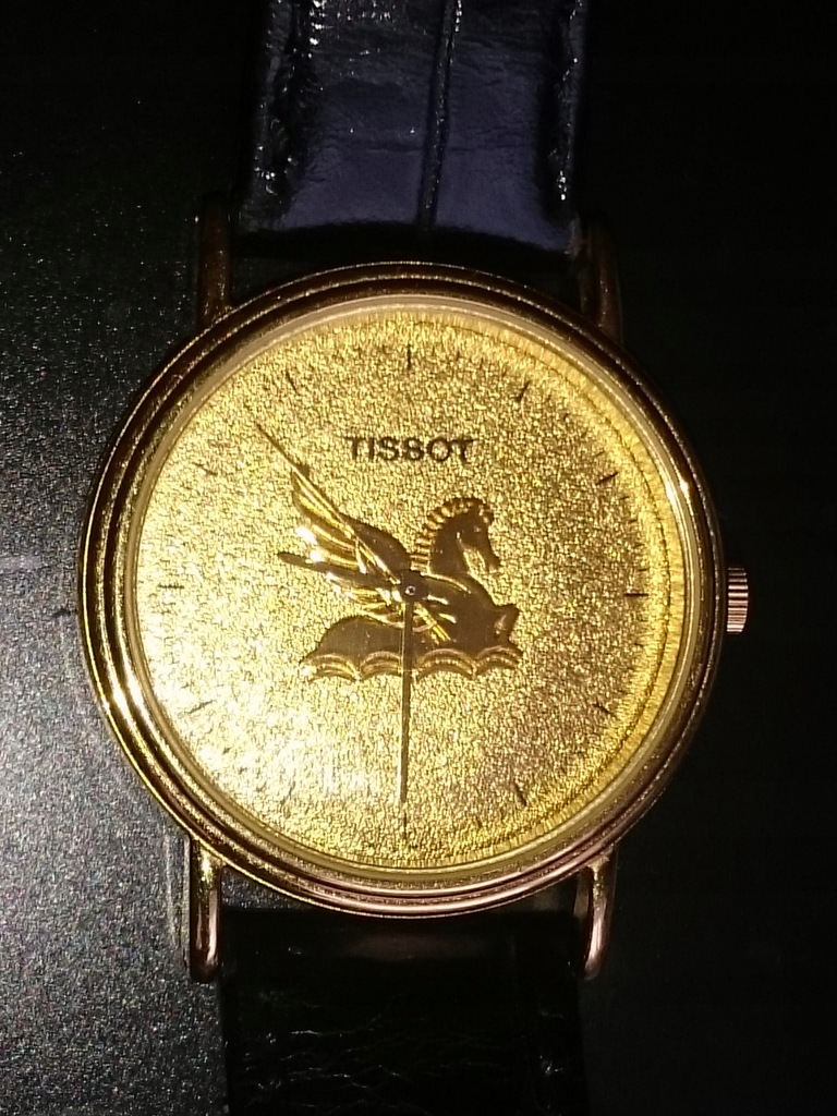 POZLACANY ZEGAREK TISSOT UNISEX-Defekt