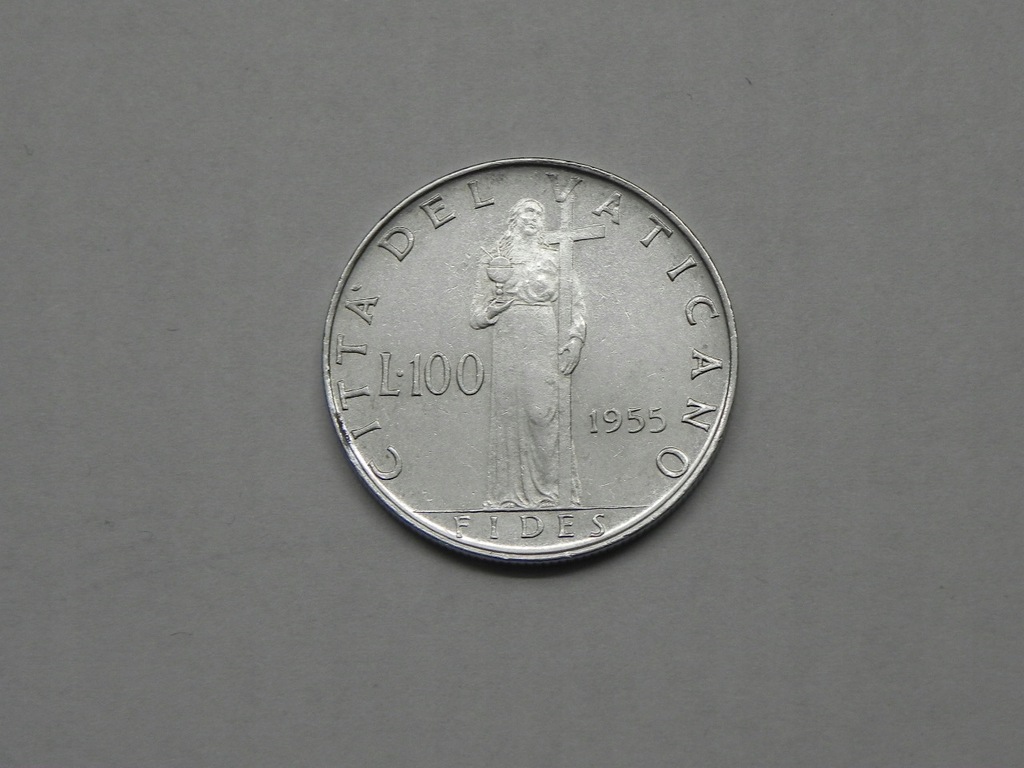13851/ 100 LIRE 1955 WATYKAN