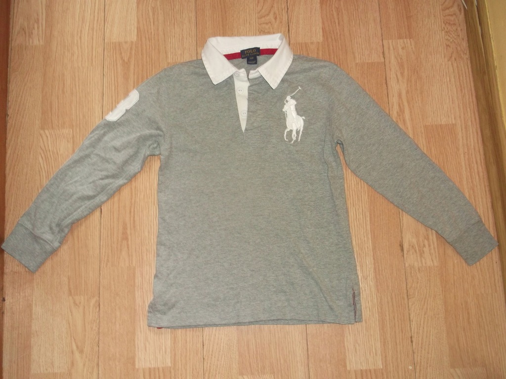 POLO RALPH LAUREN szara bluza bdb 146