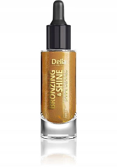 Delia Bronzing Shine złoty olejek ciało twarz włos