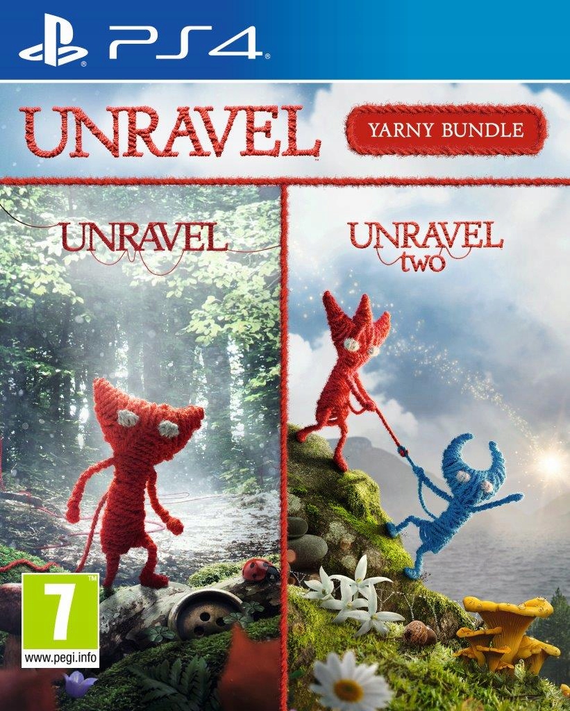 UNRAVEL 1 + 2 (TWO) PS4 / PLAYSTATION 4 | 2 GRY |