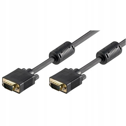 Logilink Full HD, with ferrite core, 15pin 3 m, bl