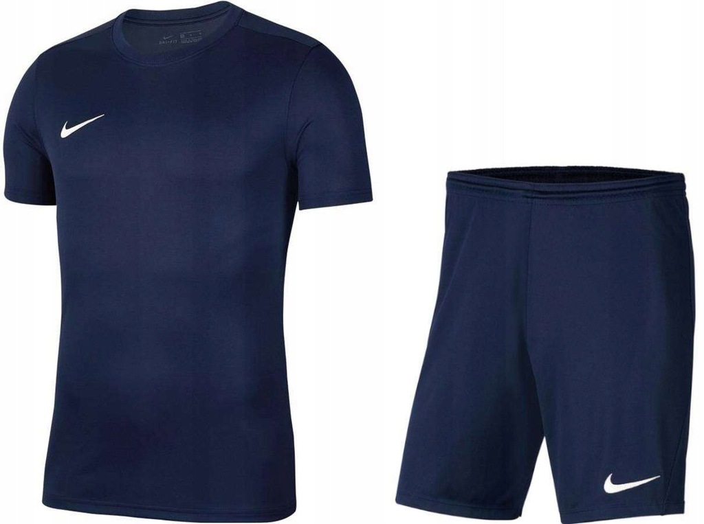 NIKE STRÓJ SPORTOWY NA WF KOSZULKA+SPODENKI Jr r122