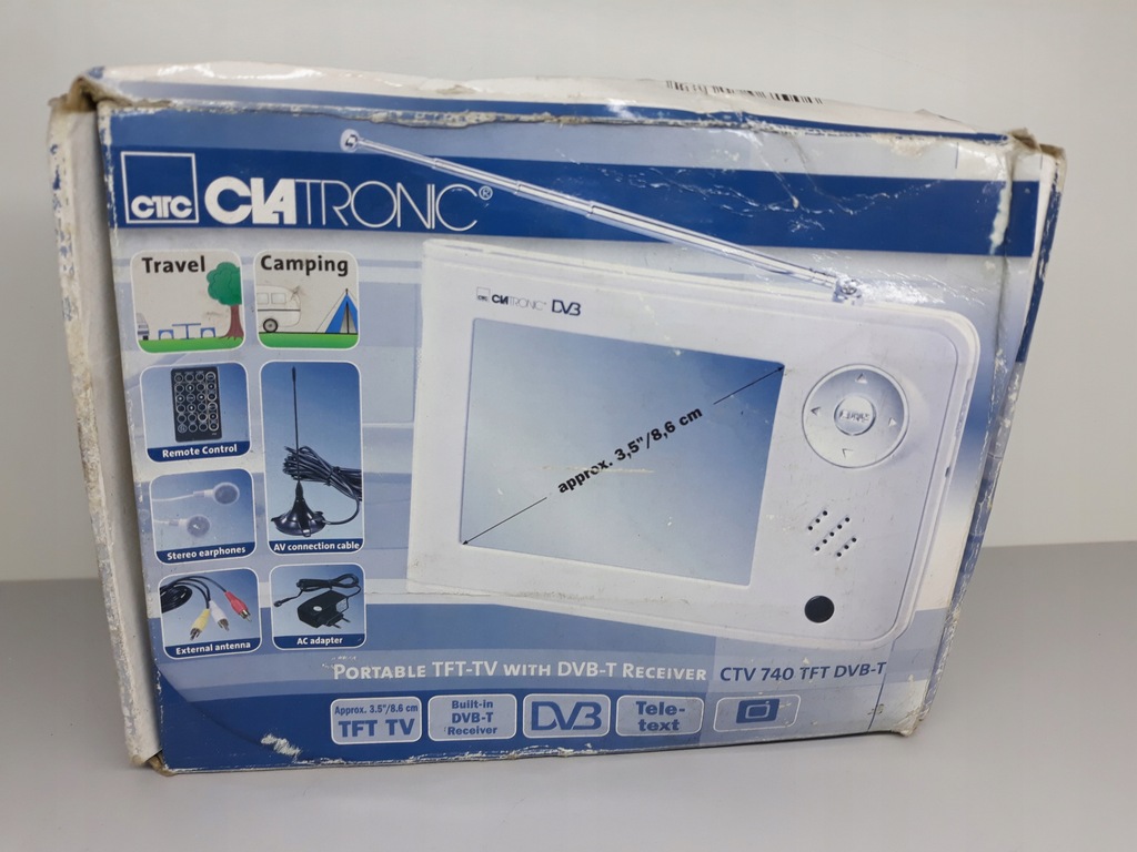 Clatronic CTV 740 TFT DVB-T 3,5" telewizor