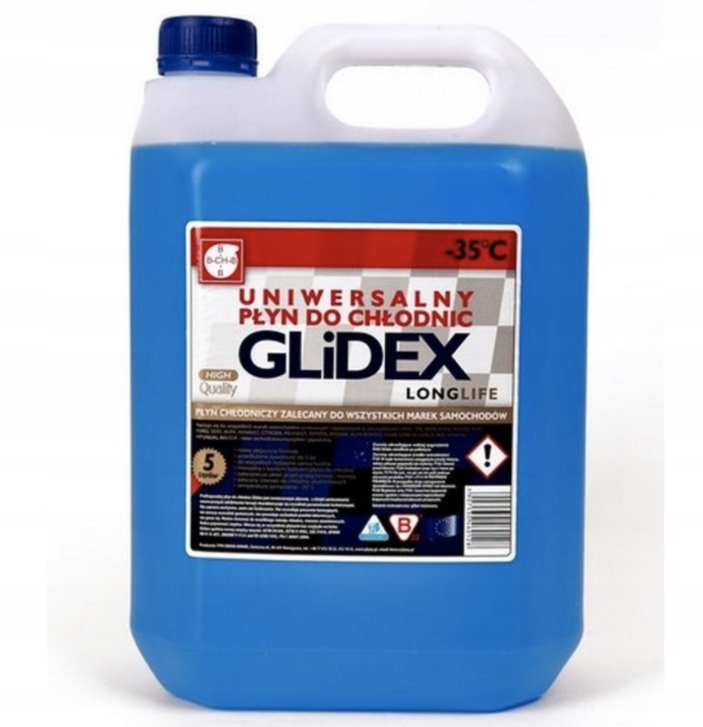 Płyn do chłodnic GLIDEX Uniwersalny do -35 °C 5L