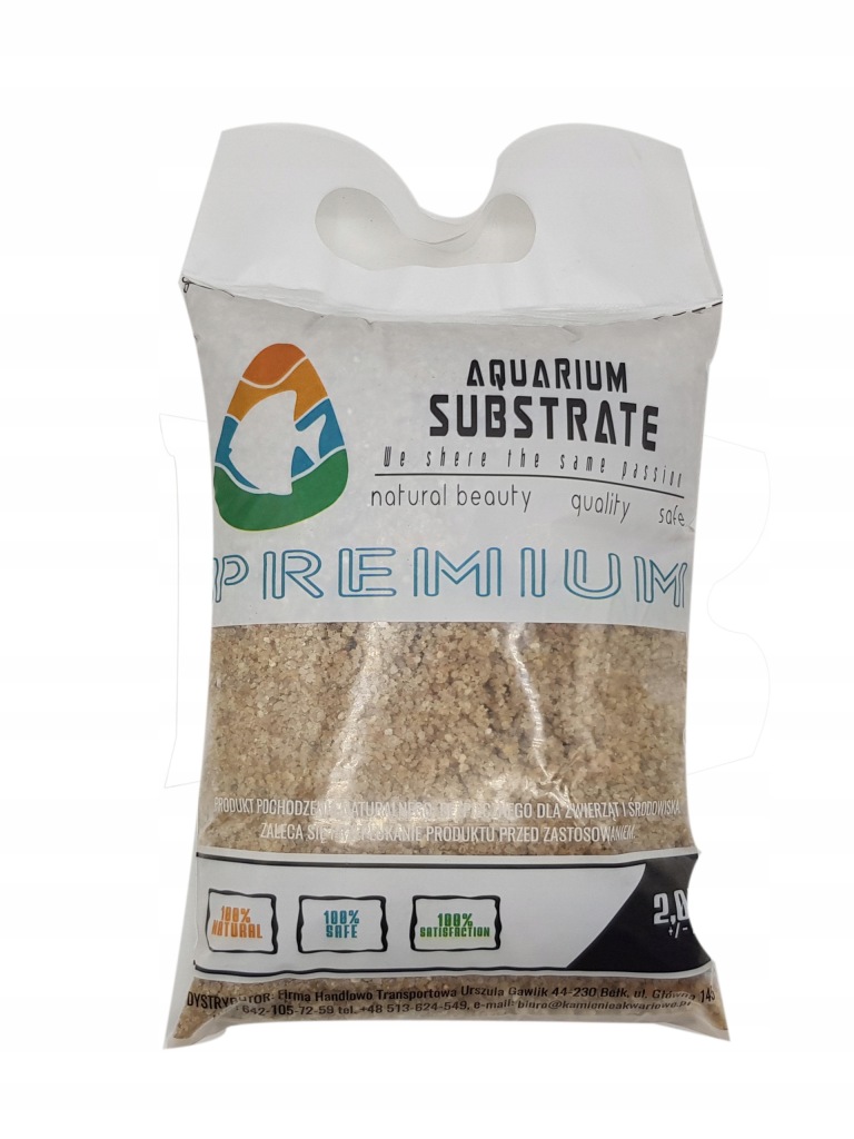 ŻWIR KWARCOWY PREMIUM 1-3mm 2KG akwarium HIT