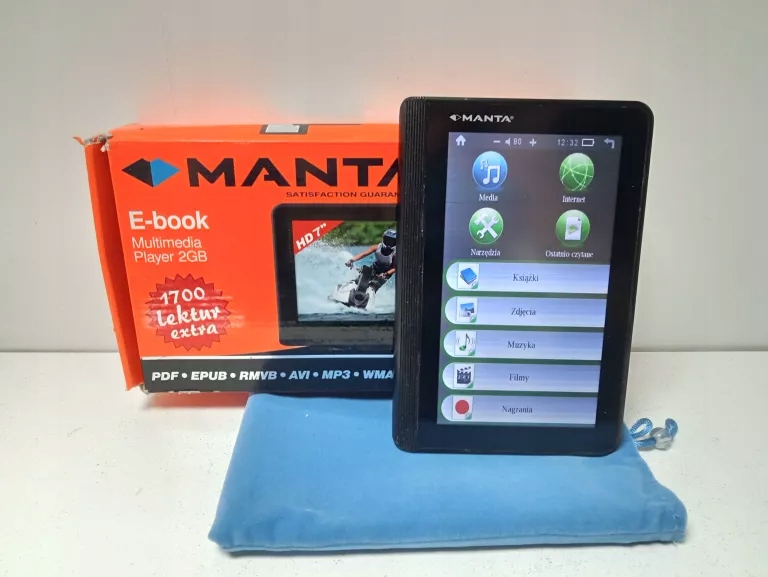 CZYTNIK E-BOOK MANTA E-BOOK01 KOMPLET