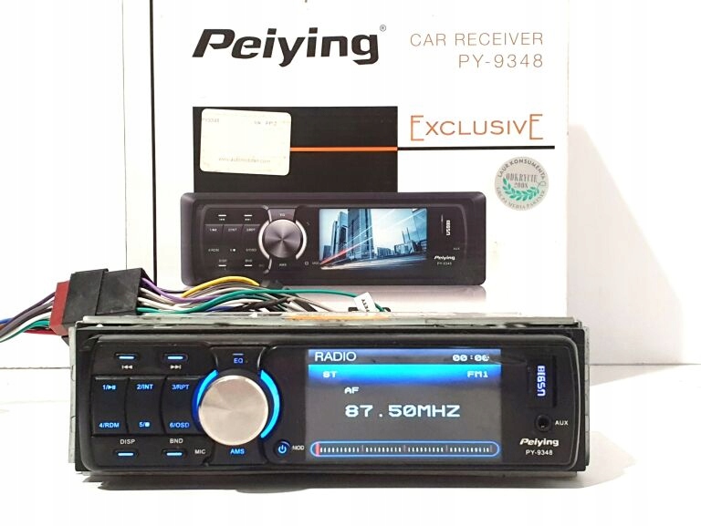 RADIO SAMOCHODOWE PEIYING MODEL PY9348